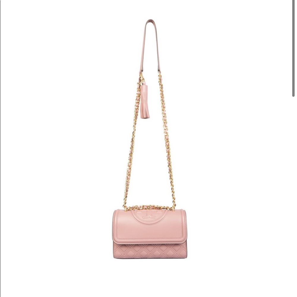 Tory Burch pink Fleming bag (small)